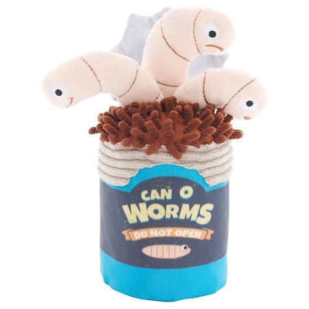 Bark Bark Multicolored Plush Live Bait Bites Dog Toy 1 pk 207733